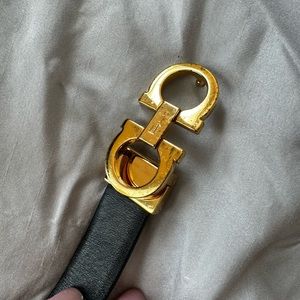 Salvatore Ferragamo Gancini Reversible Belt